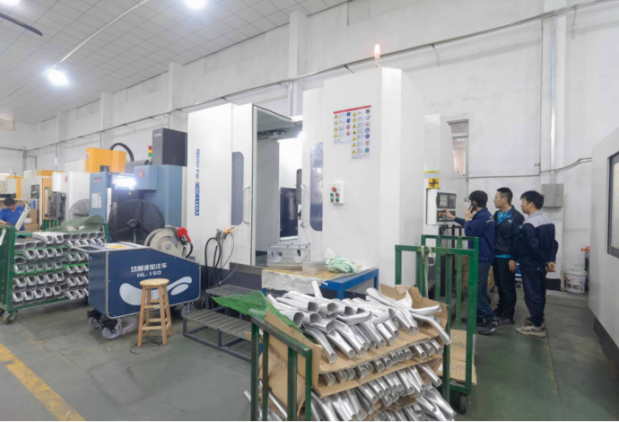 普恩克PWC-CNC1514卧式加工中心加工人形机器人铝合金关节壳体 普恩克PWC-CNC1514卧式加工中心加工人形机器人铝合金关节壳体